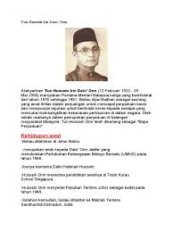 Tun hussein bin dato onn was the third prime minister of malaysia, ruling from 1976 to 1981. Perdana Menteri Malaysia