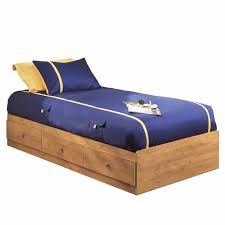 If you require a good deal of space for storage, then consider this bed as it comes with six total drawers! Little Treasures Mate S Platform Storage Bed With 3 Drawers Country Pine Toys R Us Canada