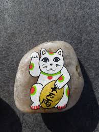 Maneki Neko On The Rock