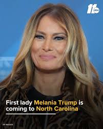 First lady Melania Trump is coming to Camp Lejeune next Wednesday. She will  be meeting with military families, thanking them for their service as we  head into the holidays. She will also