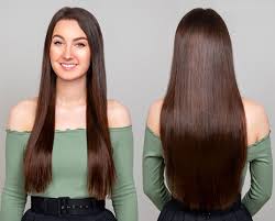Two (2) 6 inch wide wefts with 3 clips each. Hair Extension Lengths Milk Blush