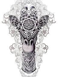Mandala coloring dog adults kleurplaat relax ausmalbilder hunde hond zentangle dieren colorish goodsofttech downloaden weiteres ein bild. Giraffe Iphone Case Cover By Bioworkz Giraffe Tattoos Giraffe Art Tattoos