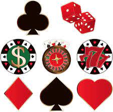 7 foot (pack of 6) 4.7 out of 5 stars. Buy 40 Pieces Casino Party Cut Outs Versatile Las Vegas Casino Themed Poker Birthday Party Decoration Cutouts With Glue Point Dots For Bulletin Board Classroom School Casino Party Supplies 5 9 X 5 9 Inch