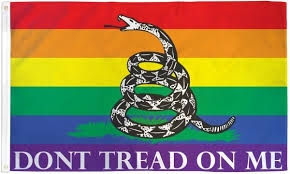 Beneath the rattlesnake are the words: Why Is The Gadsden Flag Considered Racist Is It Because Of The Association With The Tea Party Quora