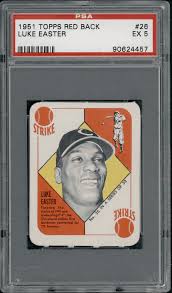 PSA 5 1951 Topps Luke Easter