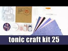 Creativity is the main component of creativity. Tonic Craft Kit 25 Unboxing Inspiration Youtube Craft Kits Tonic Kit