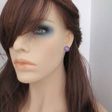 Swarovski Crystal White Opal Electra Invisible Surgical Steel Silver Post  Earrings Round Rivoli Bridesmaids Ask Gifts Hypoallergenic