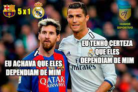 Real Madrid E Goleado Pelo Barcelona E Vira Piada Na Web Veja Os Memes Torcedores Noticias Sobre Futebol Games E Outros Esportes