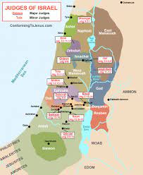 Maybe you would like to learn more about one of these? Judges Of Ancient Israel Map Old Testament Biblical Judges