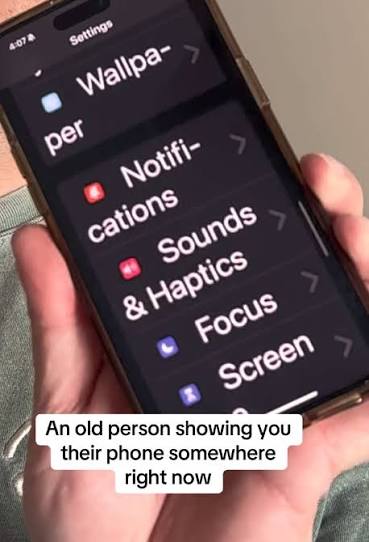Old Man Texting Big Font | TikTok