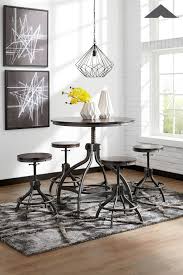 Odium Brown Dining Room Table Set By Ashley Furniture Ashleyfurniture Homedec Counter Table Set Dining Room Table Chairs Counter Height Dining Room Tables