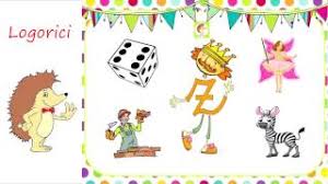 Centru de activitati bigjigs litere si imagini in romana, 5 parti. Alfabetul In Imagini Logorici