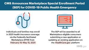 Key dates for obamacare open enrollment 2021 (the open enrollment season for plans held in 2021). Hhs Announces Marketplace Special Enrollment Period For Covid 19 Public Health Emergency Hiv Gov