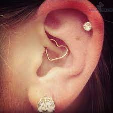 Loving The Heart That Just Might Be My Next Piercing Daith Heart Piercing Heart Piercing Diamond Shape Earrings