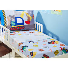 Do you suppose toddler bed construction truck bedding appears to be like great? Amazon Com Everyday Kids 4 Piece Toddler Bedding Set Under Construction Includes Comforter Flat Sheet Fitted Sheet And Reversible Pillowcase Kitchen Dining