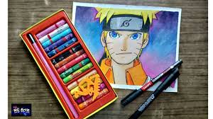 Naruto Drawing Tutorial With Oil Pastel Color Naruto Anime Ncartx Oil Pastel Colours Naruto Drawings Oil Pastel