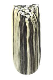 Your hair will have chemical reactions to chlorine. Natural Black Bleach Blonde Mix Hair Extensions 1b 613 Clip In And Bonded