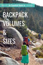 an essential guide to backpack sizes and volumes the pedal