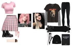 Soft Vs Hard Egirl Outfit Shoplook Egirl Fashion Girl Outfits Soft Grunge Outfits