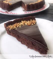 Epingle Sur Tarte Renversee Chocolat Noisettes