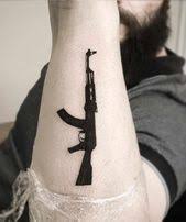 25 Der Besten Waffentattoos Gangsta Dovmeler Sevimli Dovmeler Mini Tattoos