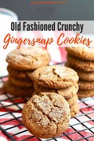 Old Fashioned Crunchy Gingersnap Cookies Gritsandpinecones Com Recipe Ginger Snap Cookies Ginger Snap Cookies Recipe Easy Cookie Recipes