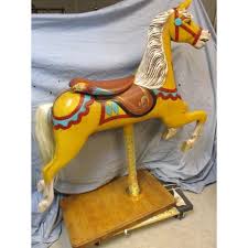 Don't force it on them. Antique Dare Carousel Horse From Track Machine Chairish