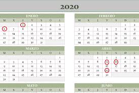 Calendario laboral barcelona 2021 en pdf para imprimir con los días festivos de barcelona, días festivos de catalunya y fiestas de españa. Consulta El Calendario Laboral De 2020 Ser Avila Cadena Ser