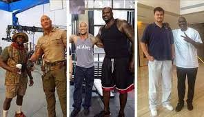 How tall is kevin hart and shaquille o'neal? Alvin Foo On Twitter Who Is Bigger Kevin Hart Vs Dwayne Johnson Dwayne Johnson Vs Shaquille O Neal Shaquille O Neal Vs Yao Ming Kevinhart Therock Shaq Yaoming Diofavatas Fogle Shane Haroldsinnott Evankirstel Adamrogers2030 Curtisschin