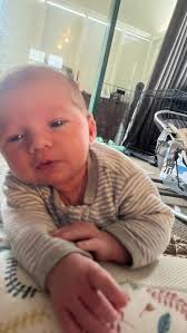 Our little man having tummy time today