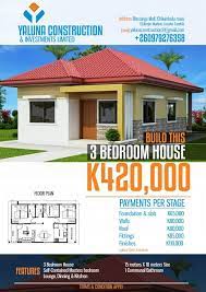Cost of building a 3 bedroom house. Build A Standard 3 Bedroom Yaluna Construction Limited Facebook