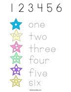 Make your own masterpiece by painting in color123! Number Coloring Pages Twisty Noodle