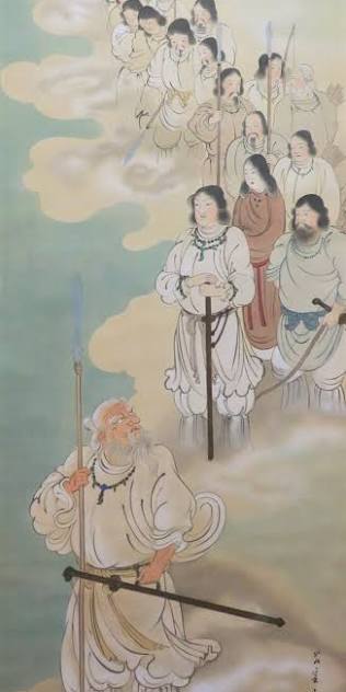 仙遊洞 山本昇雲 天孫降臨図