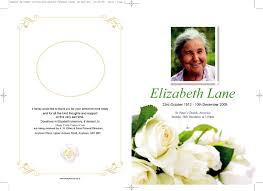 47 Free Funeral Program Templates In Word Format á… Templatelab