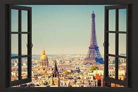View From A Paris Window Posters At Allposters Com Window Poster Eiffel Tower Art Paris