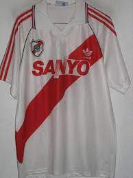 Create jersey with the font river plate 2019/20. River Plate Home Football Shirt 1992 1994 Football Shirts Football Shirts