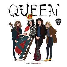 Queen is freddie mercury, brian may, roger taylor and john deacon & they play rock n' roll. Amazon Com Queen Band Records 4 Band Records Spanish Edition 9788417511180 Romero Marino Soledad Castello Carreras Laura Books