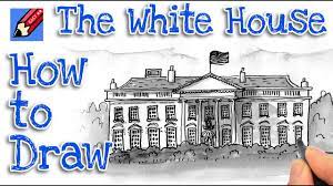 The white house is the official residence and workplace of the president of the united states. How To Draw The White House Real Easy Youtube