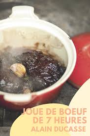 Joue De Bœuf De Sept Heures Par Alain Ducasse Recette En 2020 Joue De Boeuf Bœuf Alain Ducasse
