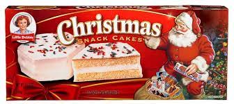 Vanilla Christmas Cakes Little Debbie Snack Cakes Debbie Snacks Christmas Snacks