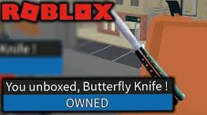 Today i tried the knife fight mode on arsenal with my friends! Opening A Butterfly Knife In Arsenal Roblox Youtube