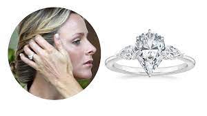 Her serene highness princess charlene has a love of pear cut diamonds and statement in 2000, charlene met prince albert ii at the marenostrum swimming event in monaco. Which Royal Engagement Ring Is Your Perfect Fit Brilliant Earth Blog