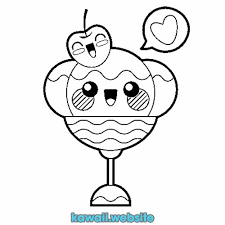 Dibujos Para Colorear De Cosas Kawaii