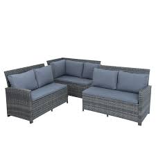 What is rattan made from? Polyrattan Sofa Set 7teilig Grau