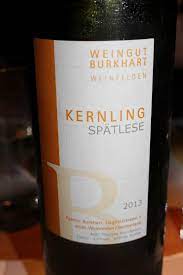 weingut burkhart kernling spatlese 2013 weingut wein