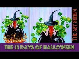 Theartsherpa Youtube In 2021 Step By Step Painting Witch Painting Painting