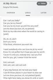 Pin On Song Lyrics