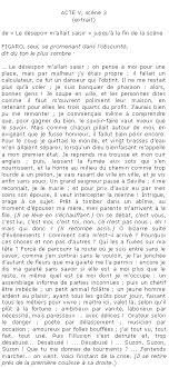 Le Mariage De Figaro Acte 3 Scene 5 Analyse