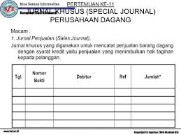 Berikut ini adalah contoh dari jurnal khusus pembelian yang biasa dilakukan perusahaan: Pertemuan Ke 11 Jurnal Khusus Tujuan Pembelajaran Ppt Download
