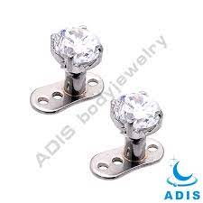 Pin By Angela Giuliano On Dermals Titanium Jewelry Dermal Jewelry Piercing Jewelry